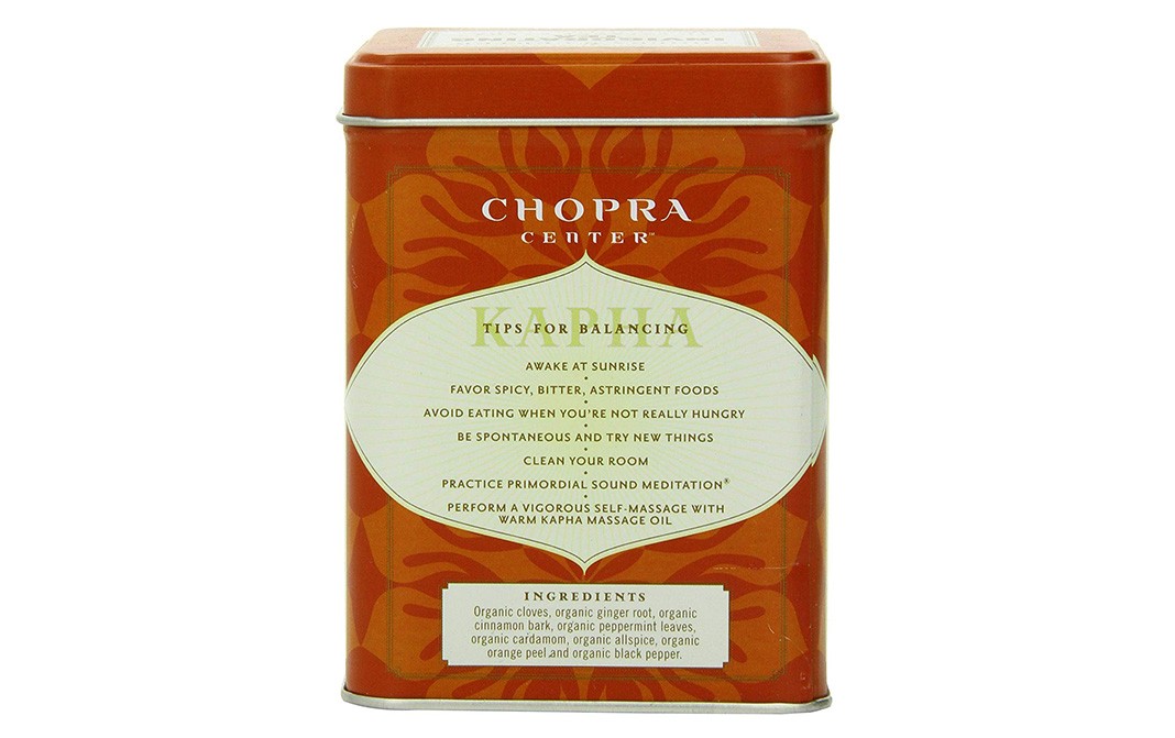 Harney & Sons Organic Chopra Center Invigorating Tea   Tin  20 pcs